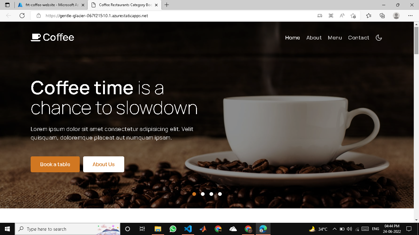 GitHub - notinrange/coffee-website-project-Using-Azure-Static-Web-API ...