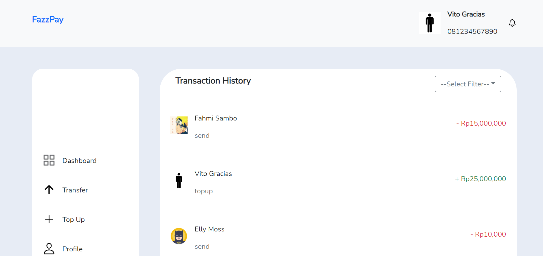 Faizo Api GitHub - graciasvito/Fazzpay-frontend