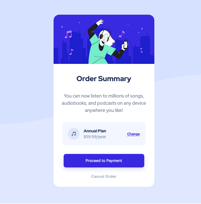 GitHub - itsreallydrew/order-summary-component-main: This is the order ...