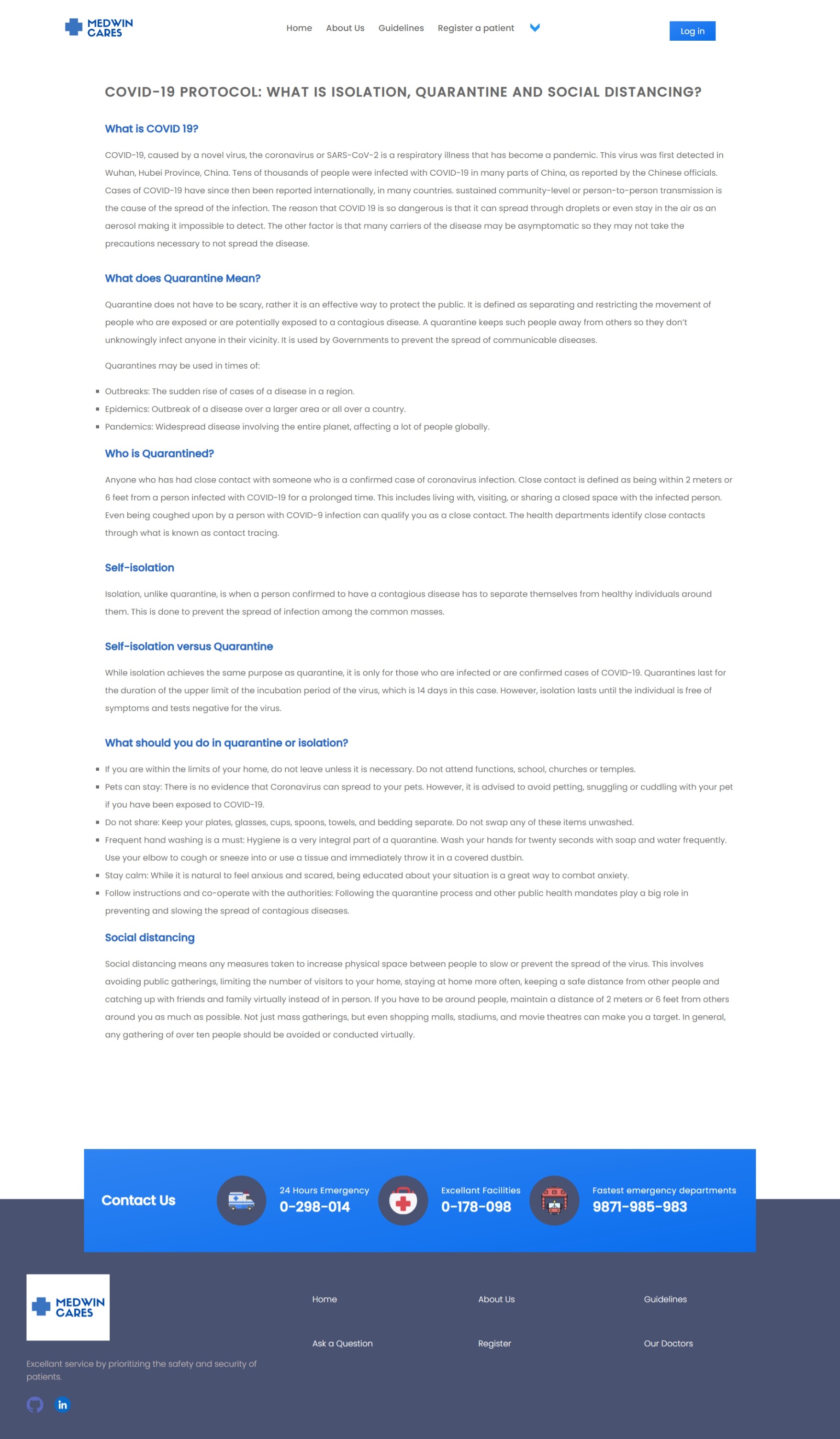 GitHub - vartika2302/Medwin-Cares: MERN project for the doctors of a ...