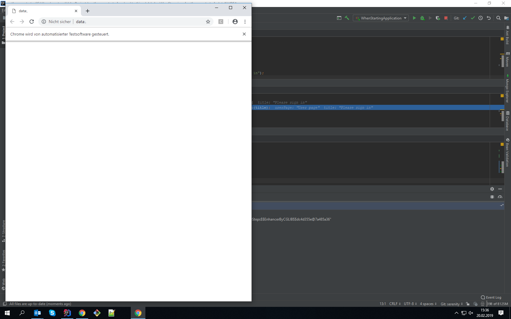empty page · Issue #1588 · serenity-bdd/serenity-core · GitHub