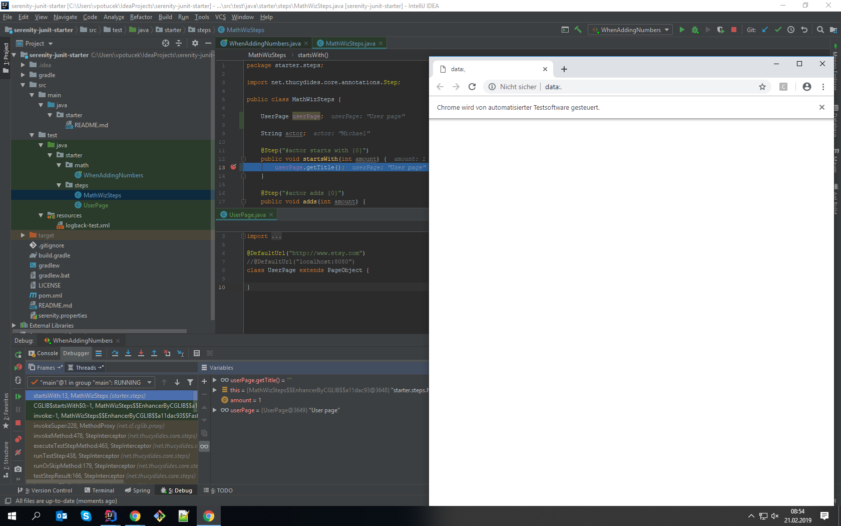 empty page · Issue #1588 · serenity-bdd/serenity-core · GitHub