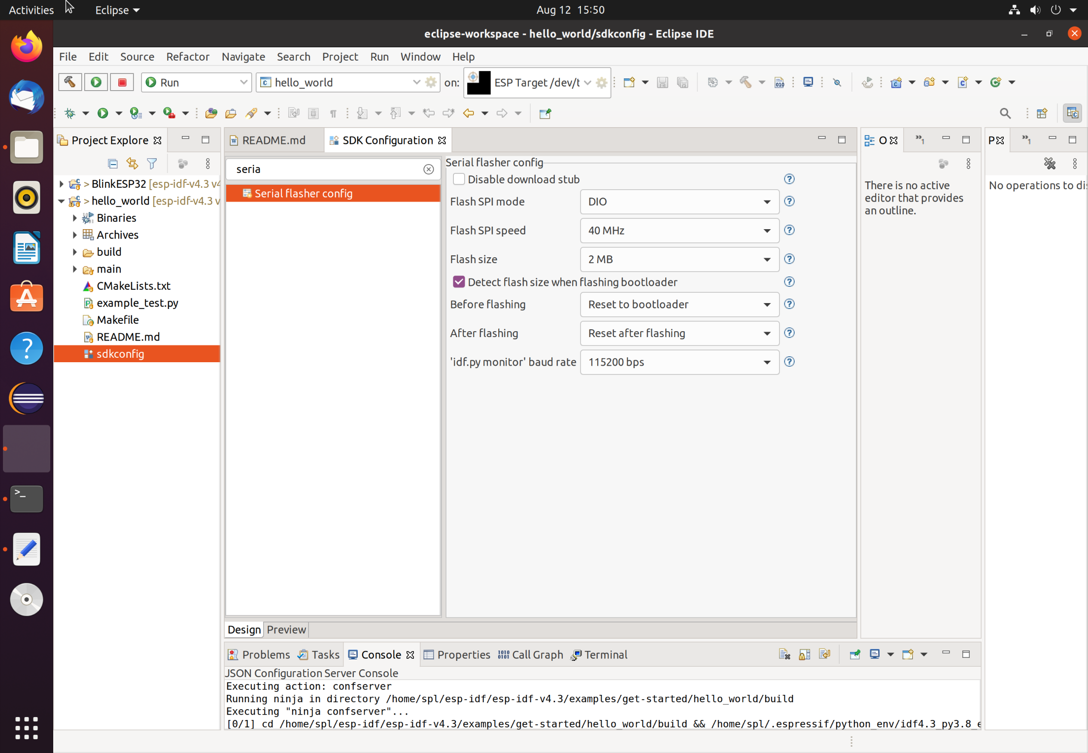 Eclipse reports incorrect baudrate (IEP-508) · Issue #339 · espressif ...