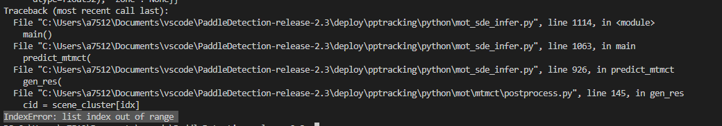 陣列出錯 · Issue #5556 · PaddlePaddle/PaddleDetection · GitHub