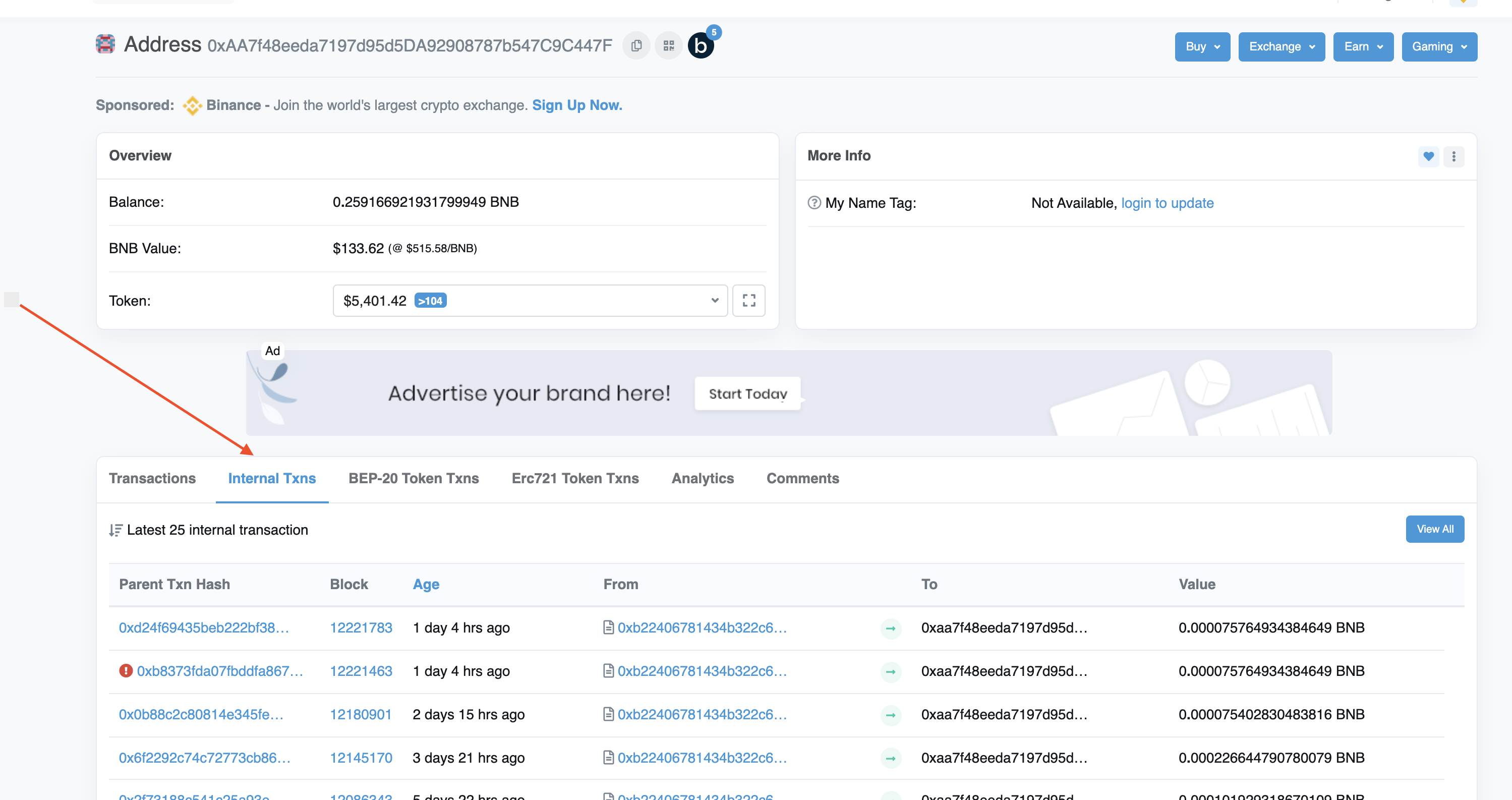 How to subscribe to Internal Txns · Issue #498 · bnb-chain/bsc
