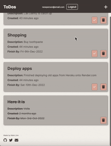 GitHub - marktlinn/toDoList: To Do list application