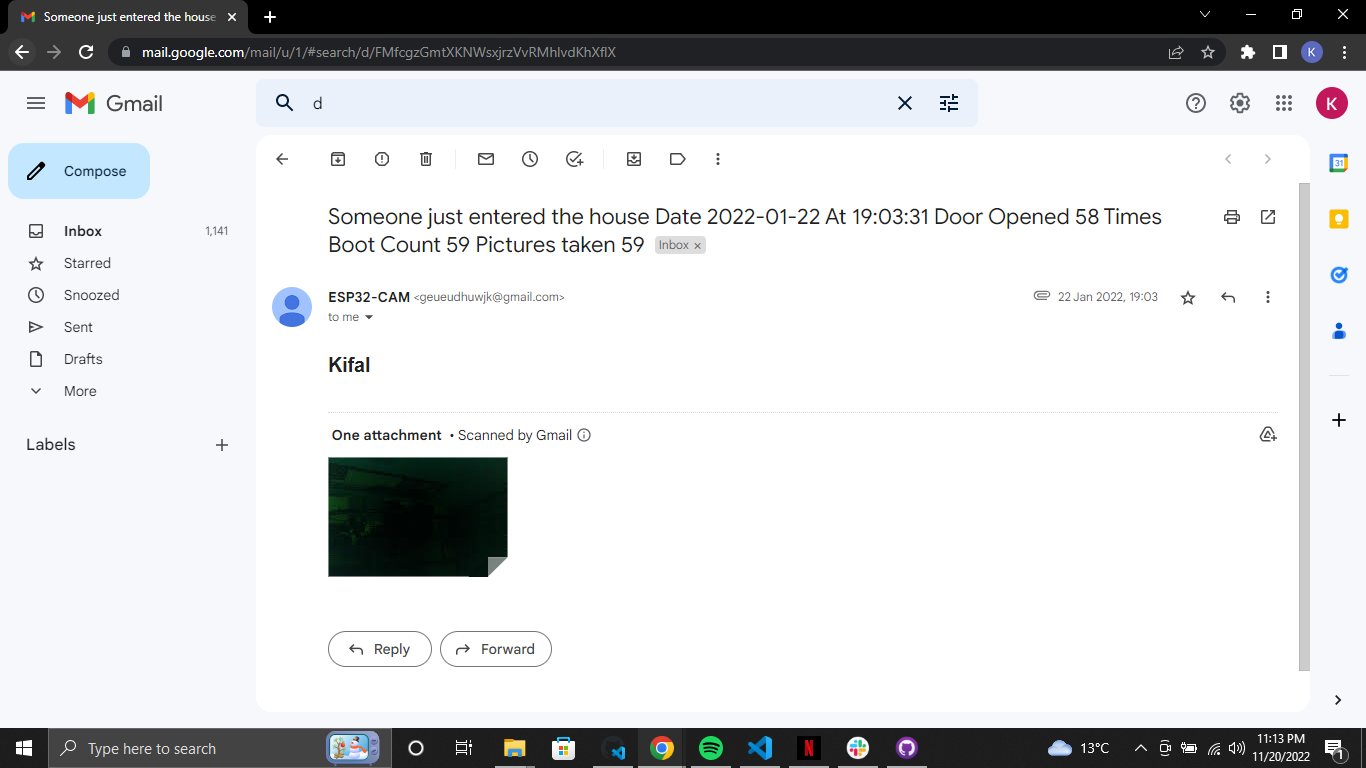 Github kifal15 esp32cammail