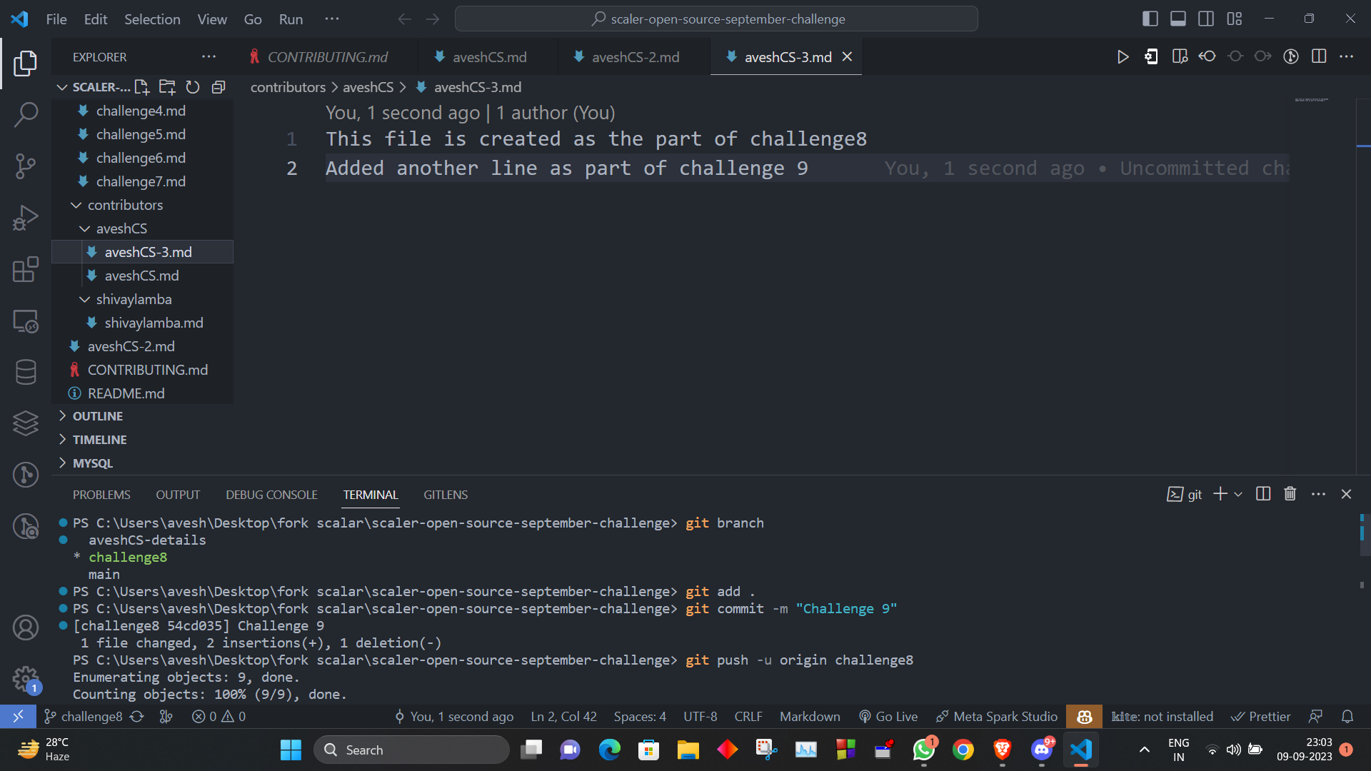 Challenge #1 - Avesh Singh · Issue #375 · scaleracademy/scaler-open ...