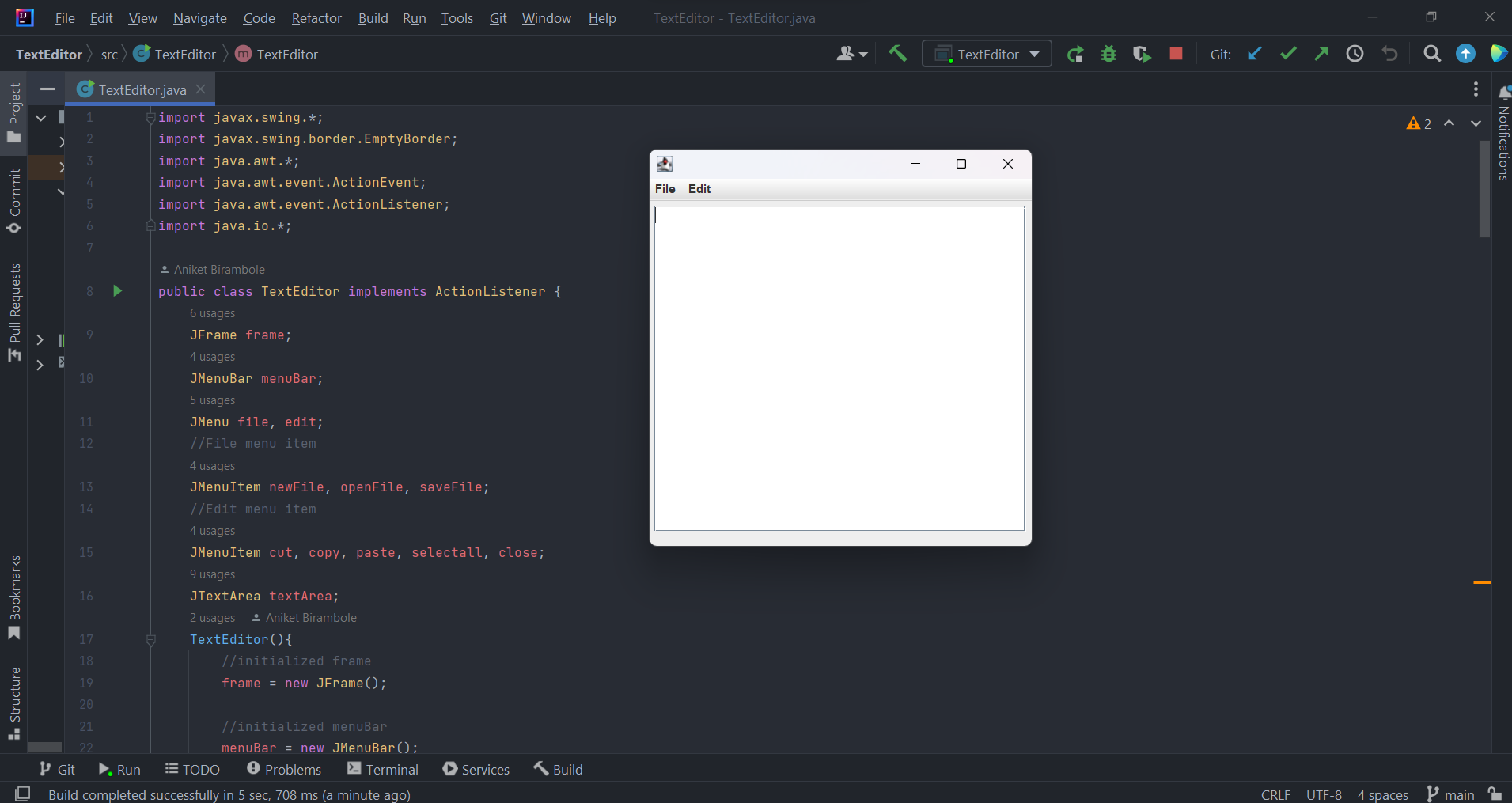 GitHub - Aniketb1811/Text-Editor-Accio: This is a simple Text Editor ...