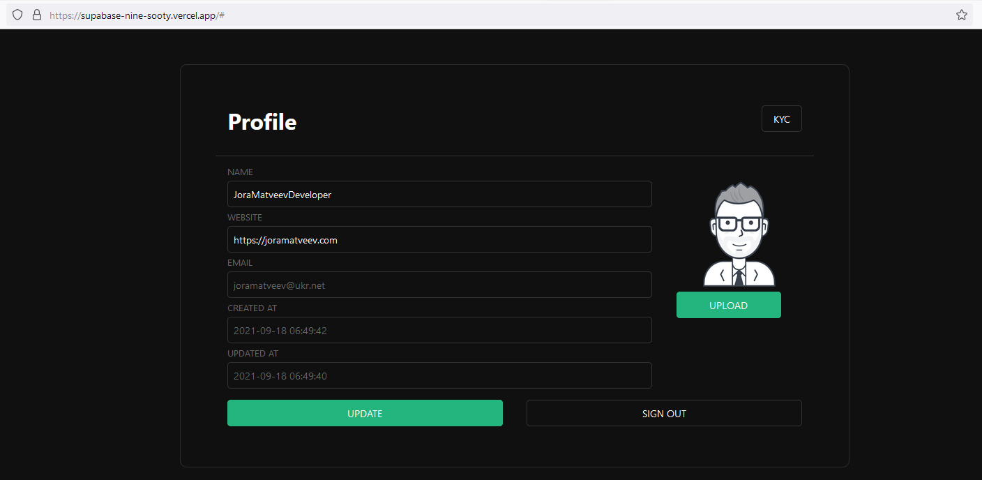 GitHub - joramatveev/supabase: Supabase + Next.js app