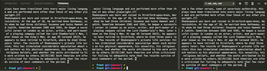 Terminal becomes buggy when opening 3+ side-by-side · Issue #77009 ...