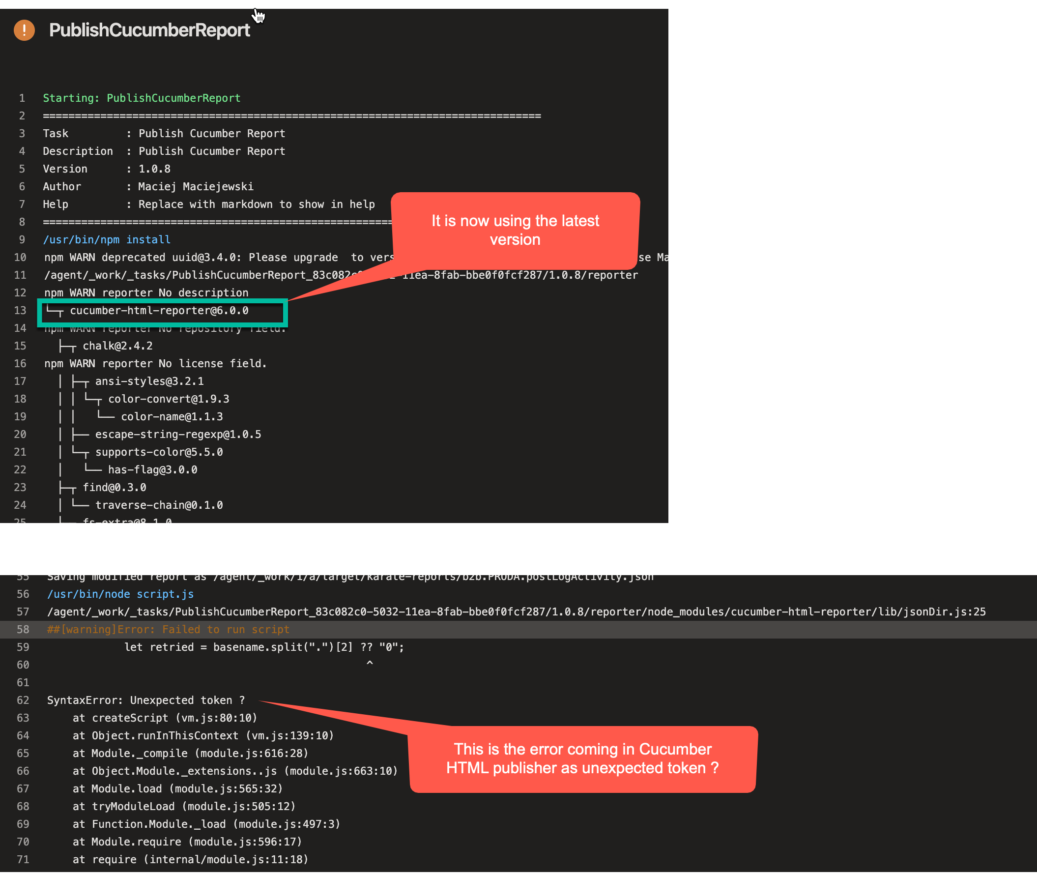 This extension for Azure DevOps has stopped working after the latest ...