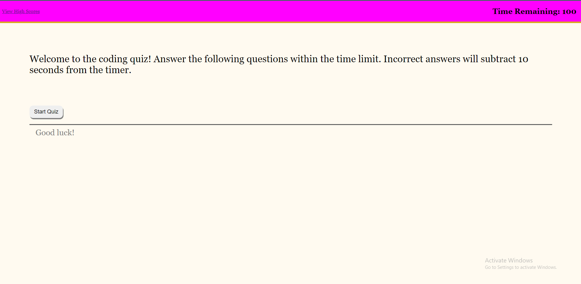GitHub - Carrington5/Code-Quiz