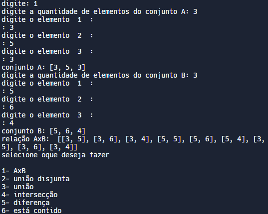GitHub - RafaelGustavo45/matematica_discreta: programa que realiza ...