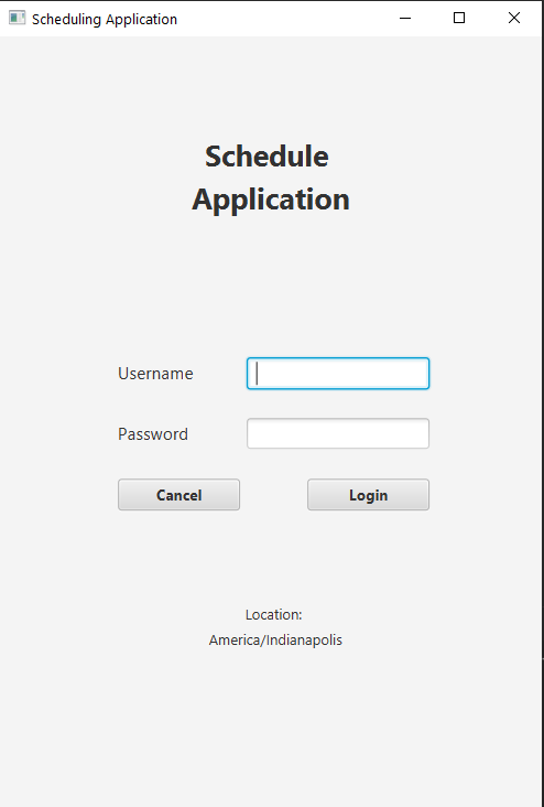 GitHub - mriffey1/C195-Scheduling: Standalone Scheduling Application ...