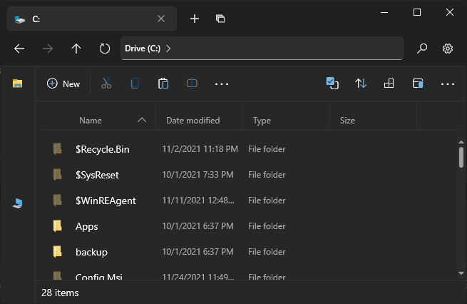 Sidebar oddities · Issue #7068 · files-community/Files · GitHub