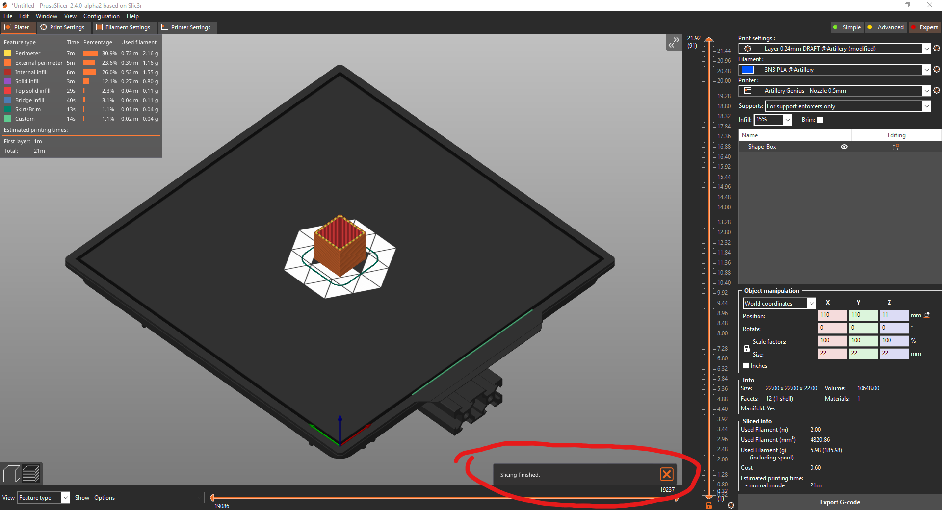 Confirmation Box · Issue #7017 · prusa3d/PrusaSlicer · GitHub