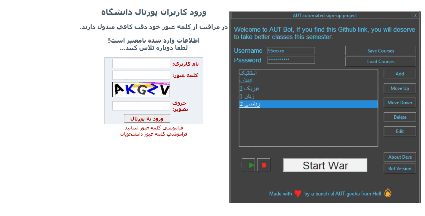 GitHub - AUT-Geeks/AUT_BOT: AUT Automated Sign-up Project: No junky ...