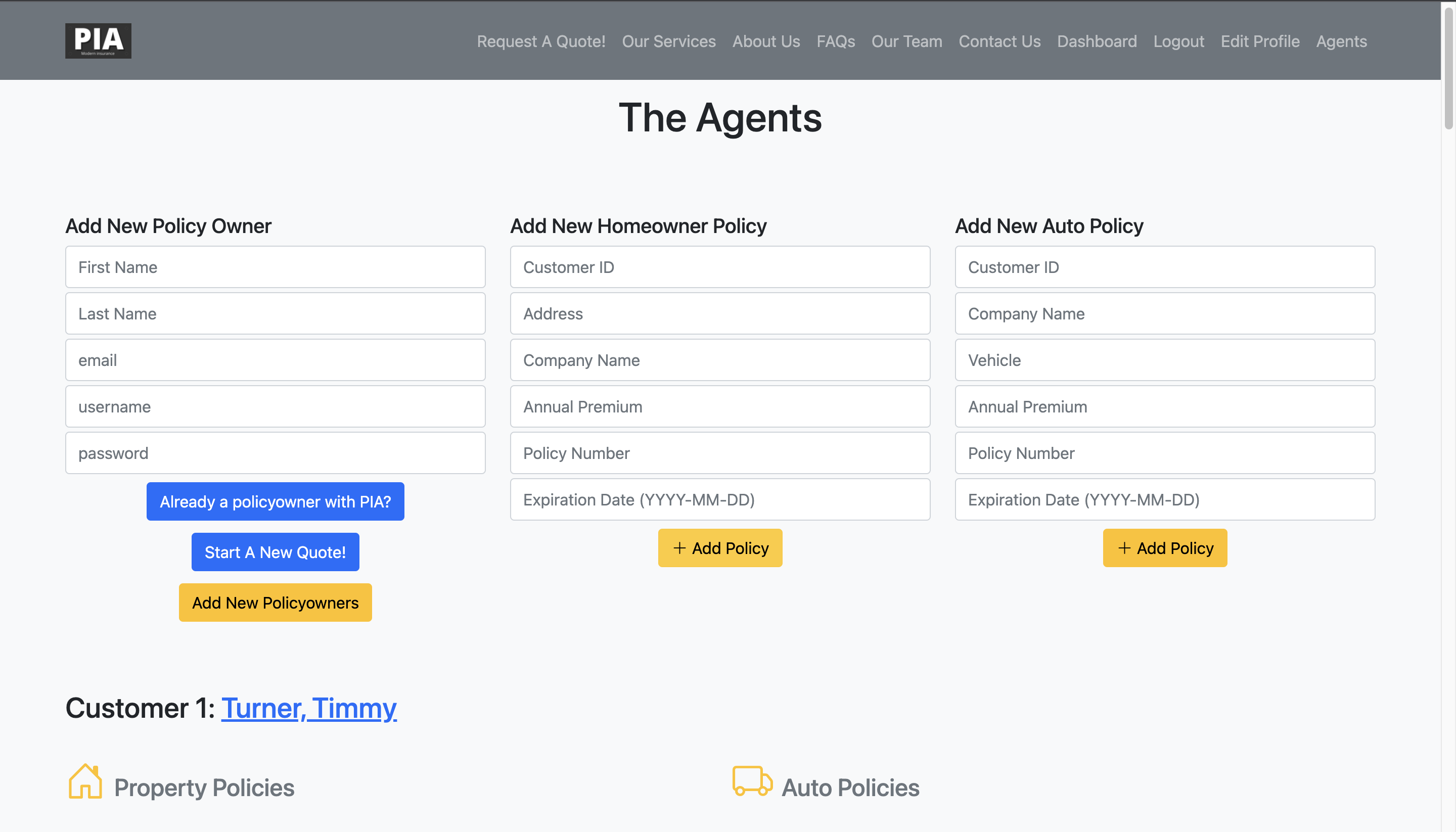 Pia Auto Code Example GitHub - JohnPac15/PIA-website