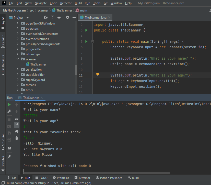 GitHub - micgael22/MyFirstProgram: Introduction to Java code using ...