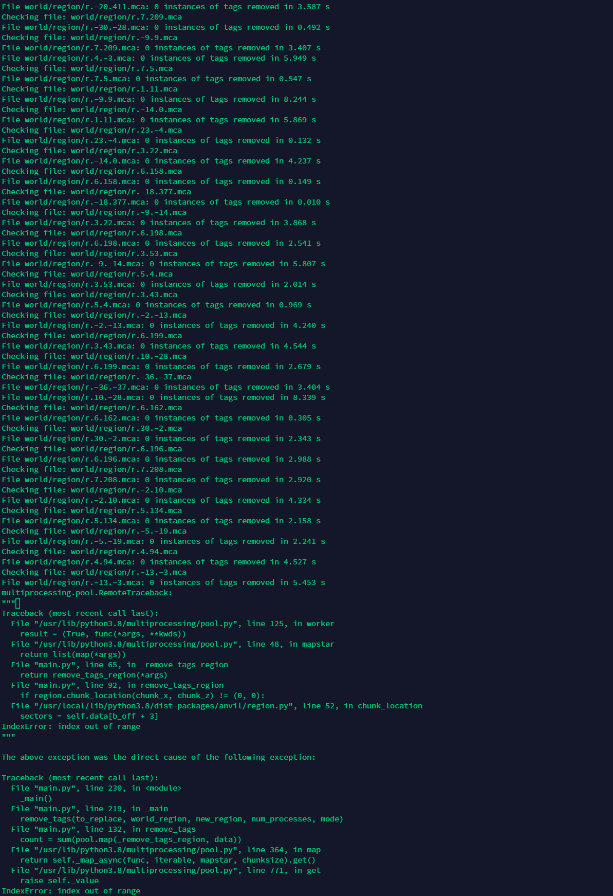 problems running script · Issue #6 · Nyveon/MCStructureCleaner · GitHub