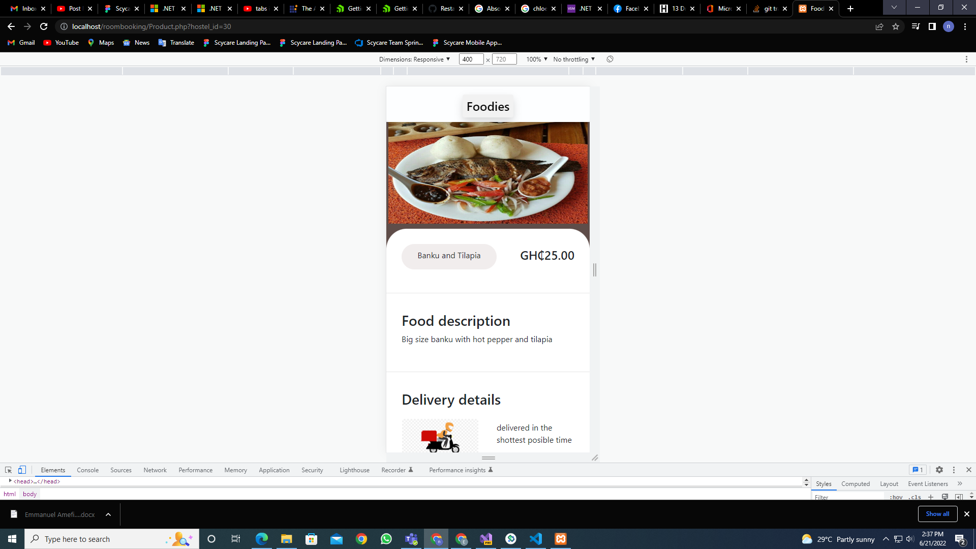 GitHub - Eamefia/Restaurant-app
