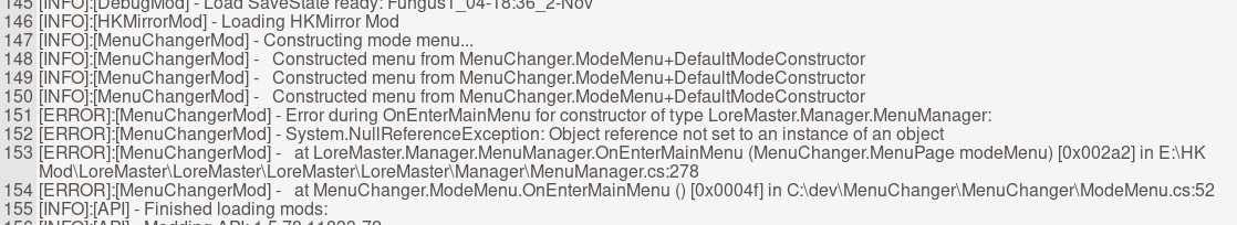 Failed to call constructor · Issue #13 · Korzer420/LoreMaster · GitHub