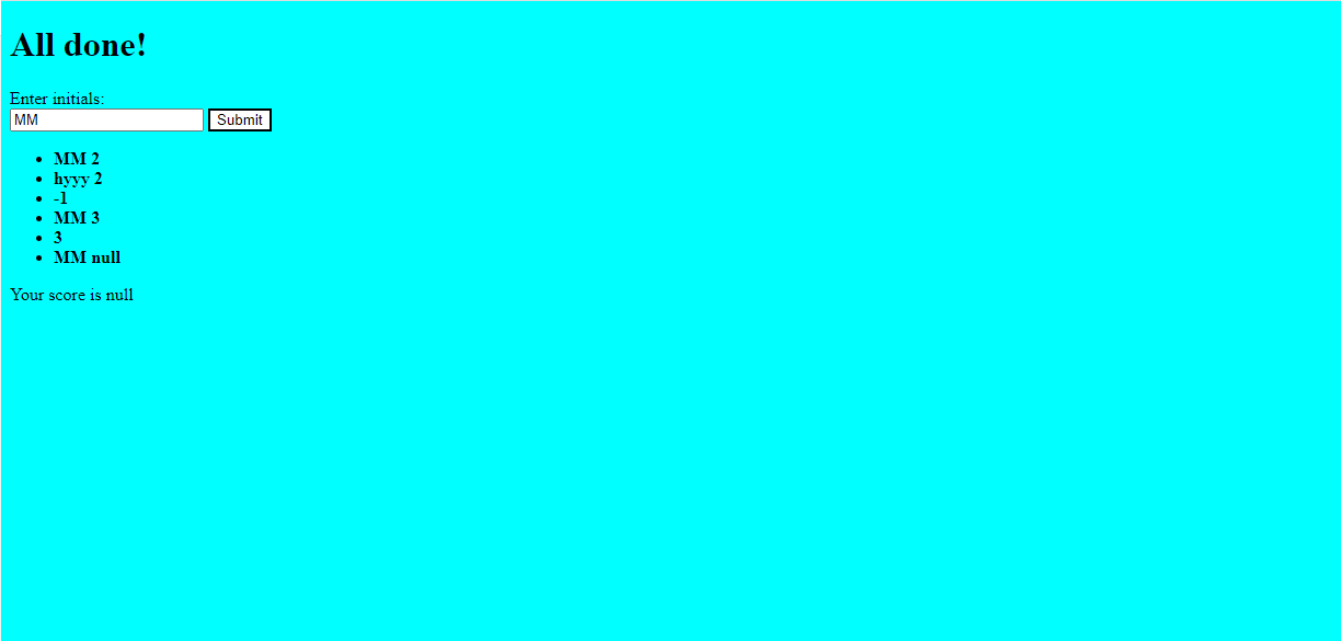 GitHub - munnos/Code-Quiz