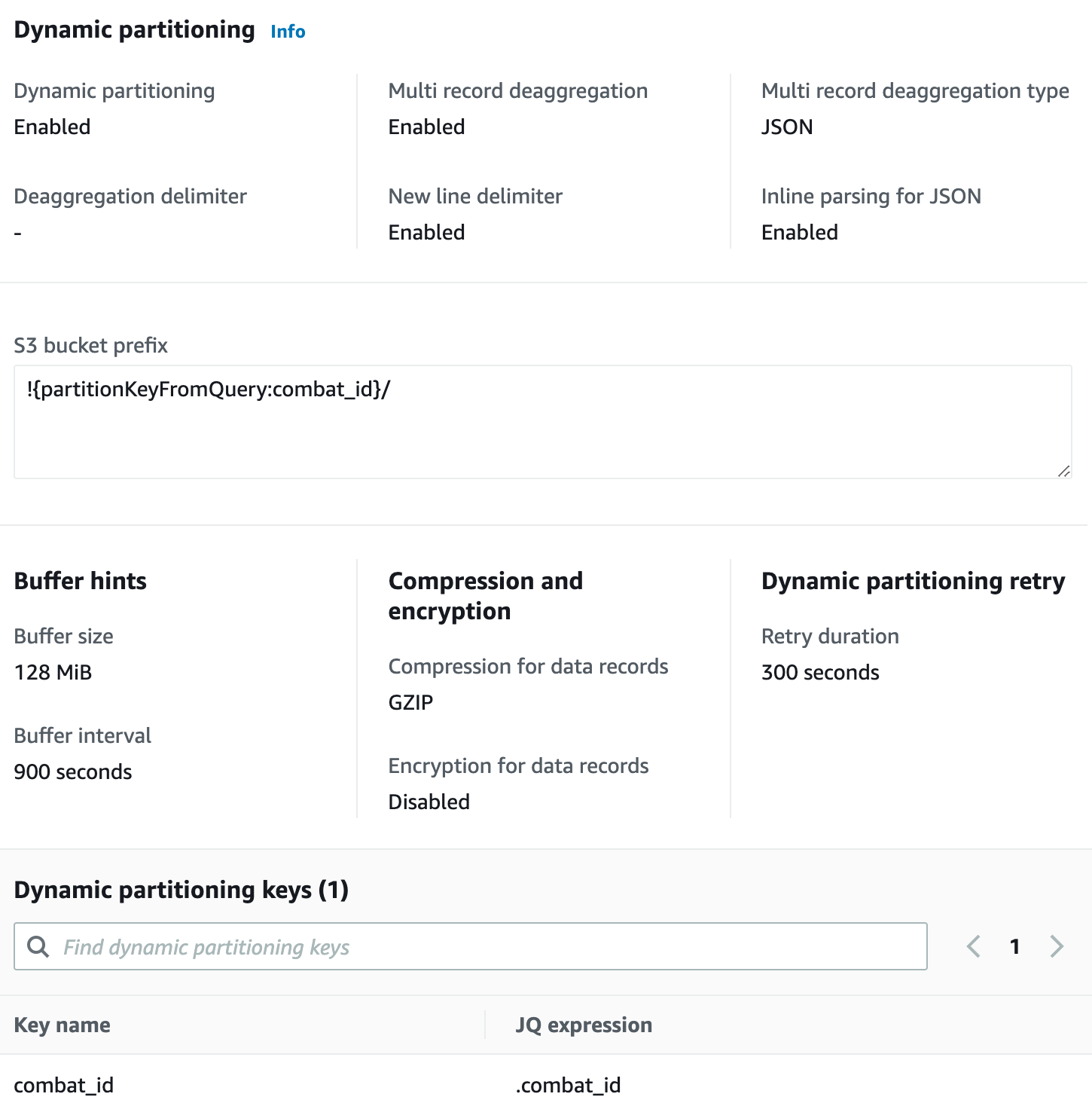 aws_kinesis_firehose_delivery_stream support for dynamic partitioning including multi record