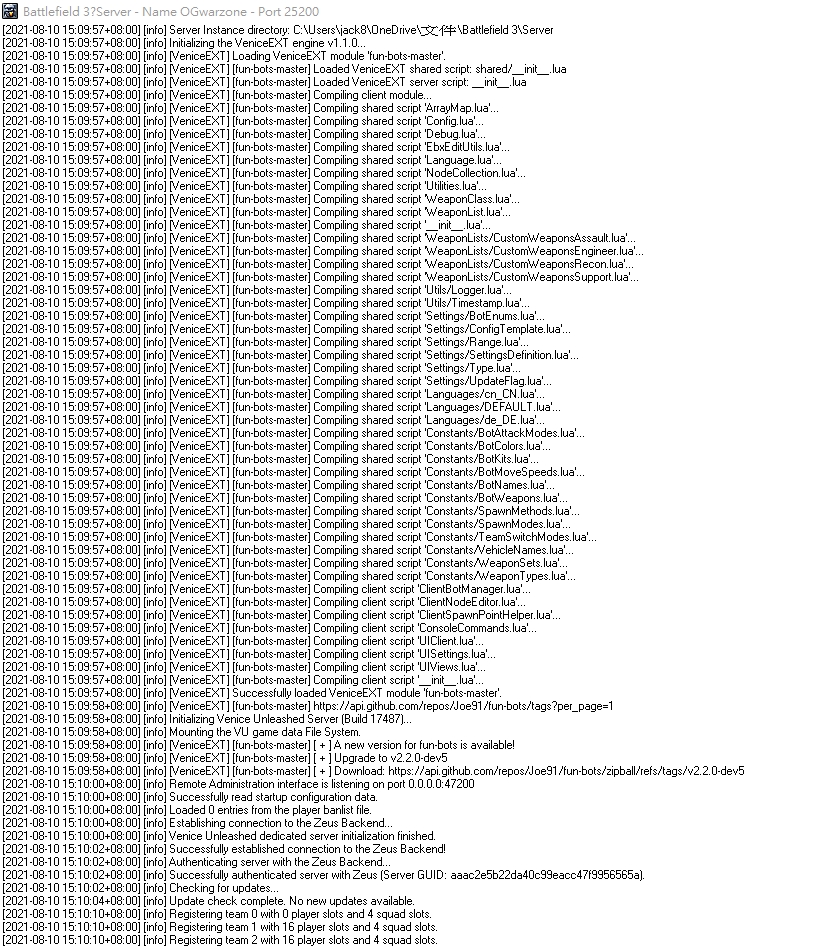 Bots wont spawn · Issue #155 · Joe91/fun-bots · GitHub