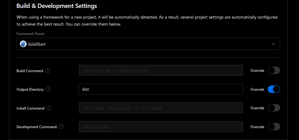 deploying a solidstart app results in a 404 · vercel community ...