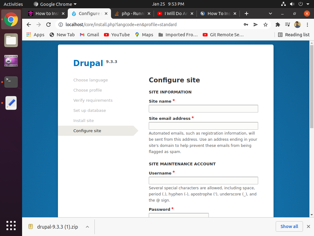 I Will Do Installation Drupal Service using LEMP Stack on Ubuntu 20.04 ...