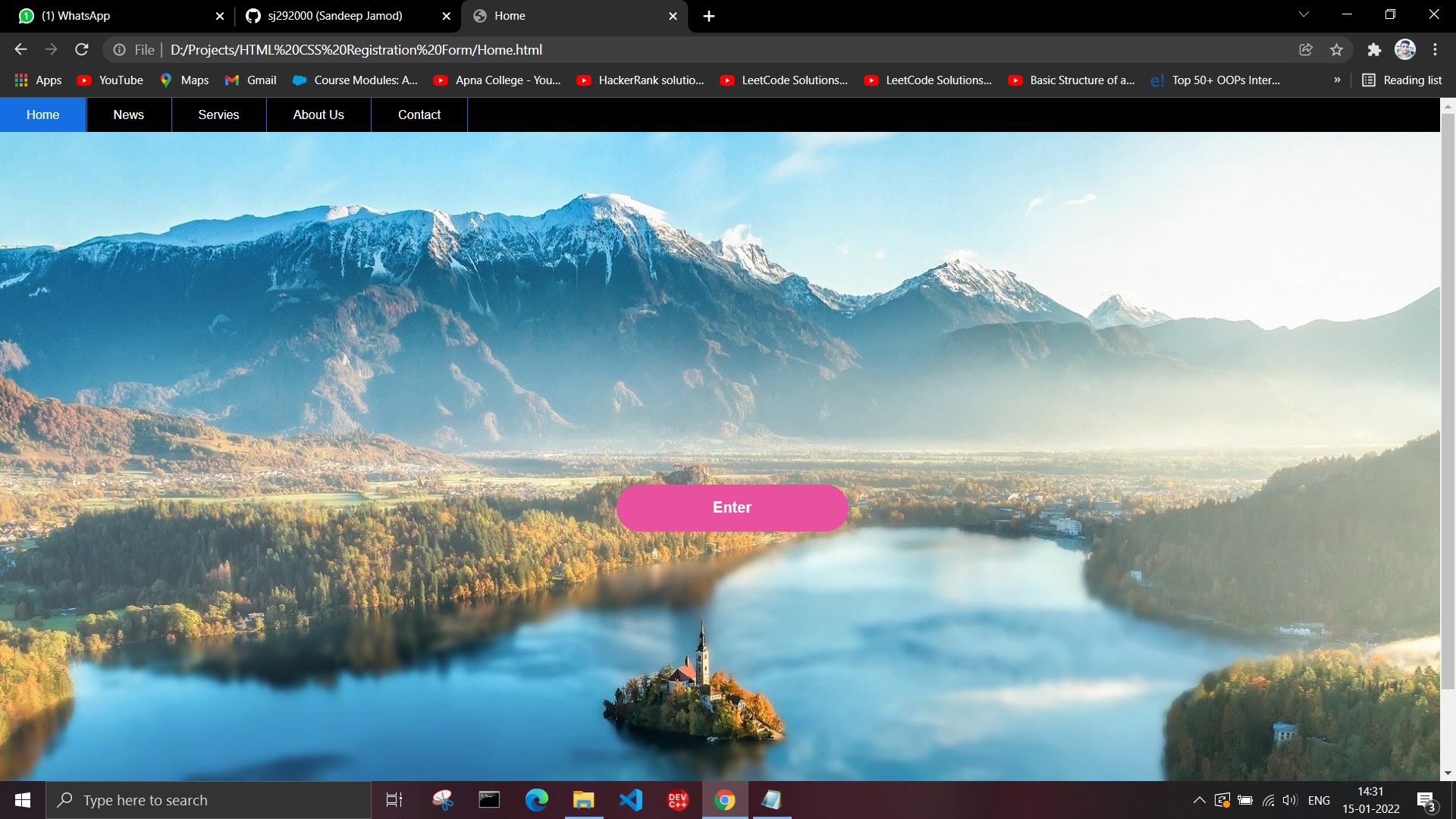 GitHub - sj292000/Registration-Form: Registration Form using HTML CSS ...