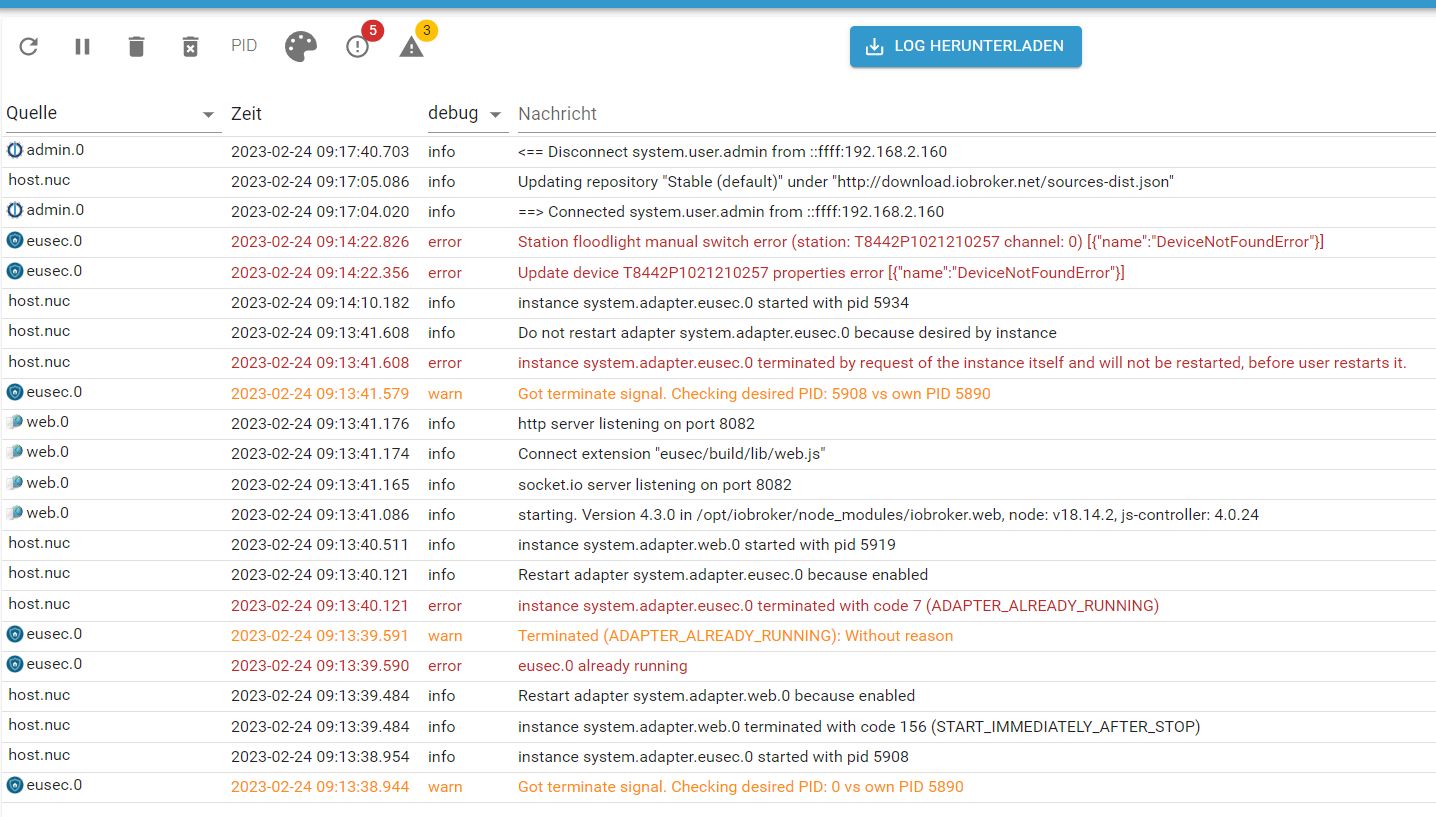 [Bug]: error Station floodlight manual switch error station: · Issue ...
