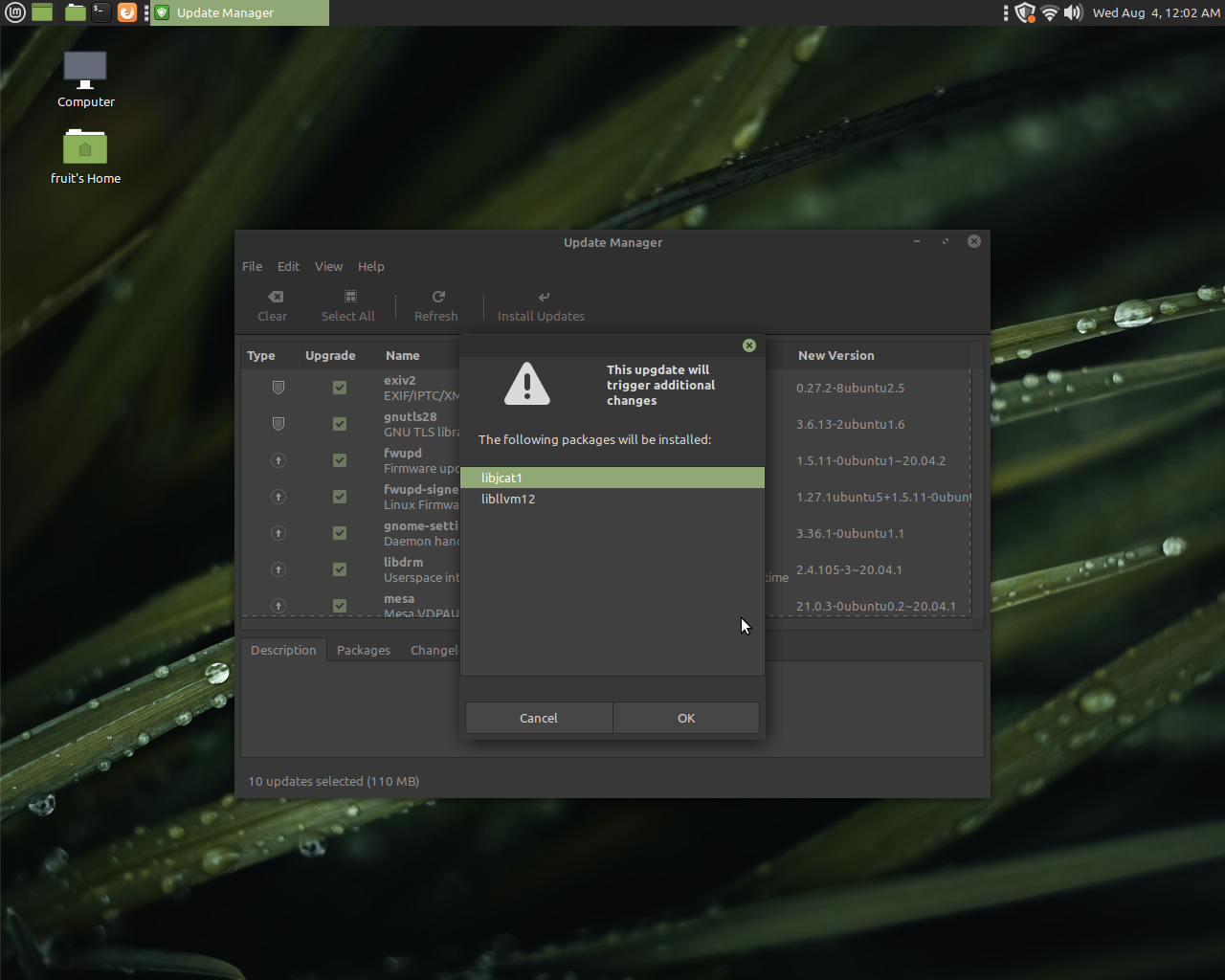 simple typo on update pop-up · Issue #695 · linuxmint/mintupdate · GitHub