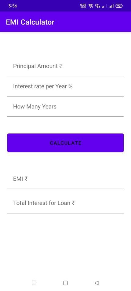 GitHub - adie91/EMICalculator: This is a EMI Calculator Application.