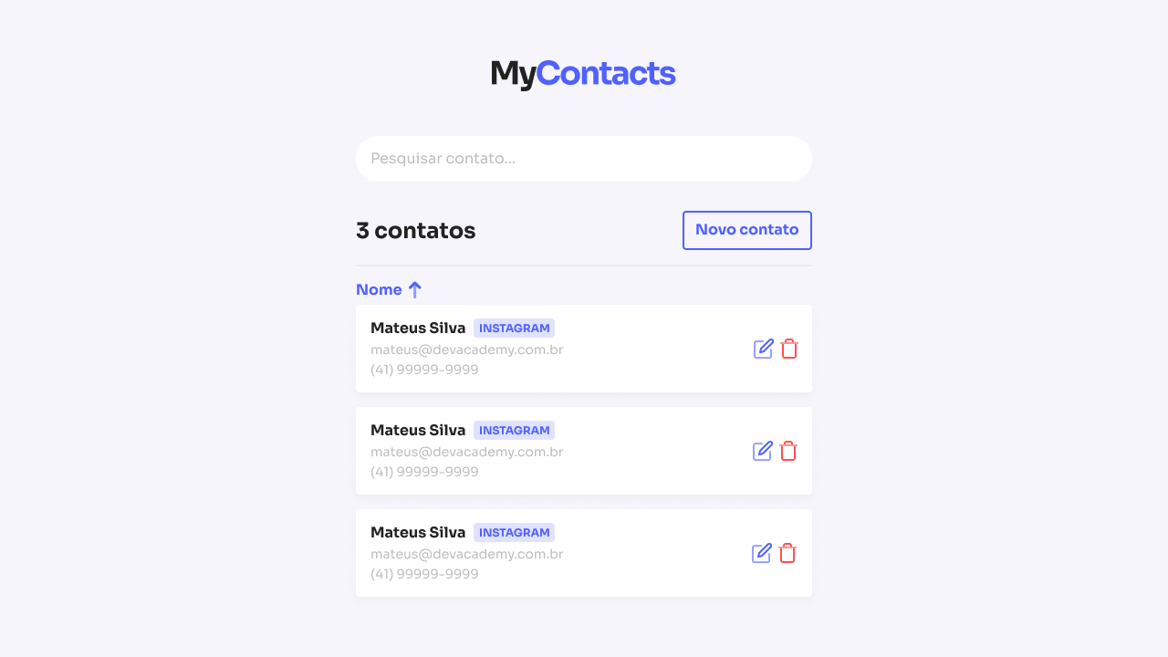 GitHub - JuniorCundari/jstack-mycontacts: Projeto front-end e back-end ...
