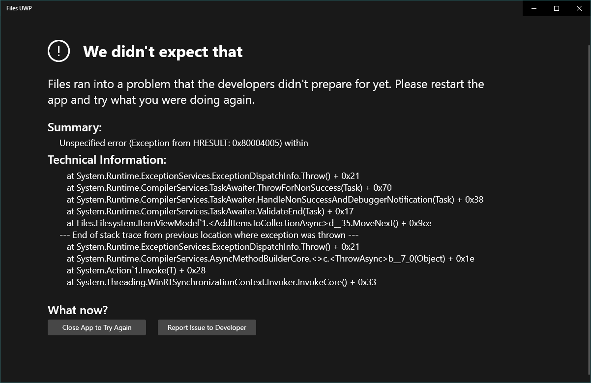 Clicking on drive that has been removed causes error · Issue #196 ...