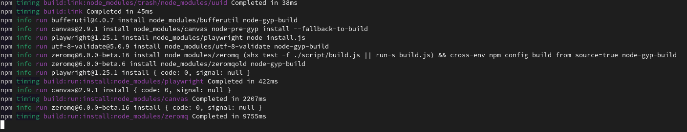npm install hangs when trying to build vsix plugin from scratch · Issue ...