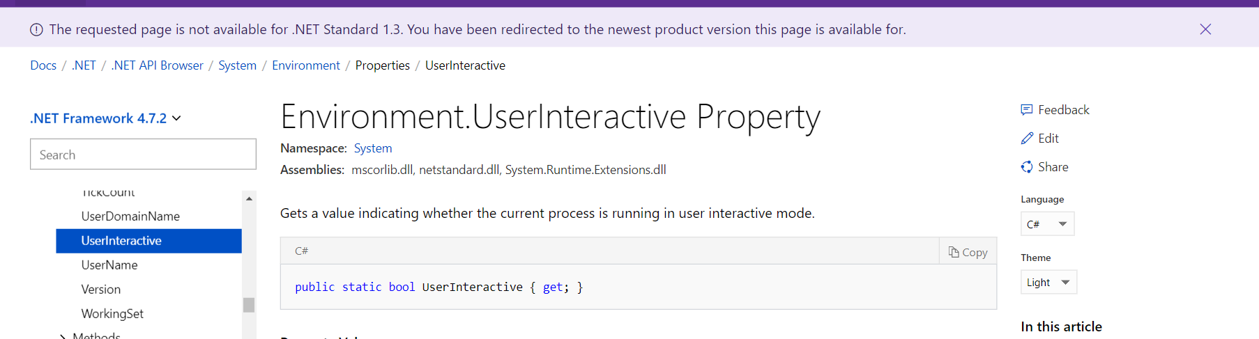 Unable to filter by .Net Framework · Issue #347 · MicrosoftDocs ...
