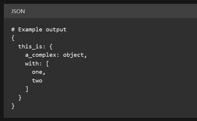 Output of `convertToJson` funtion is not using valid JSON syntax ...