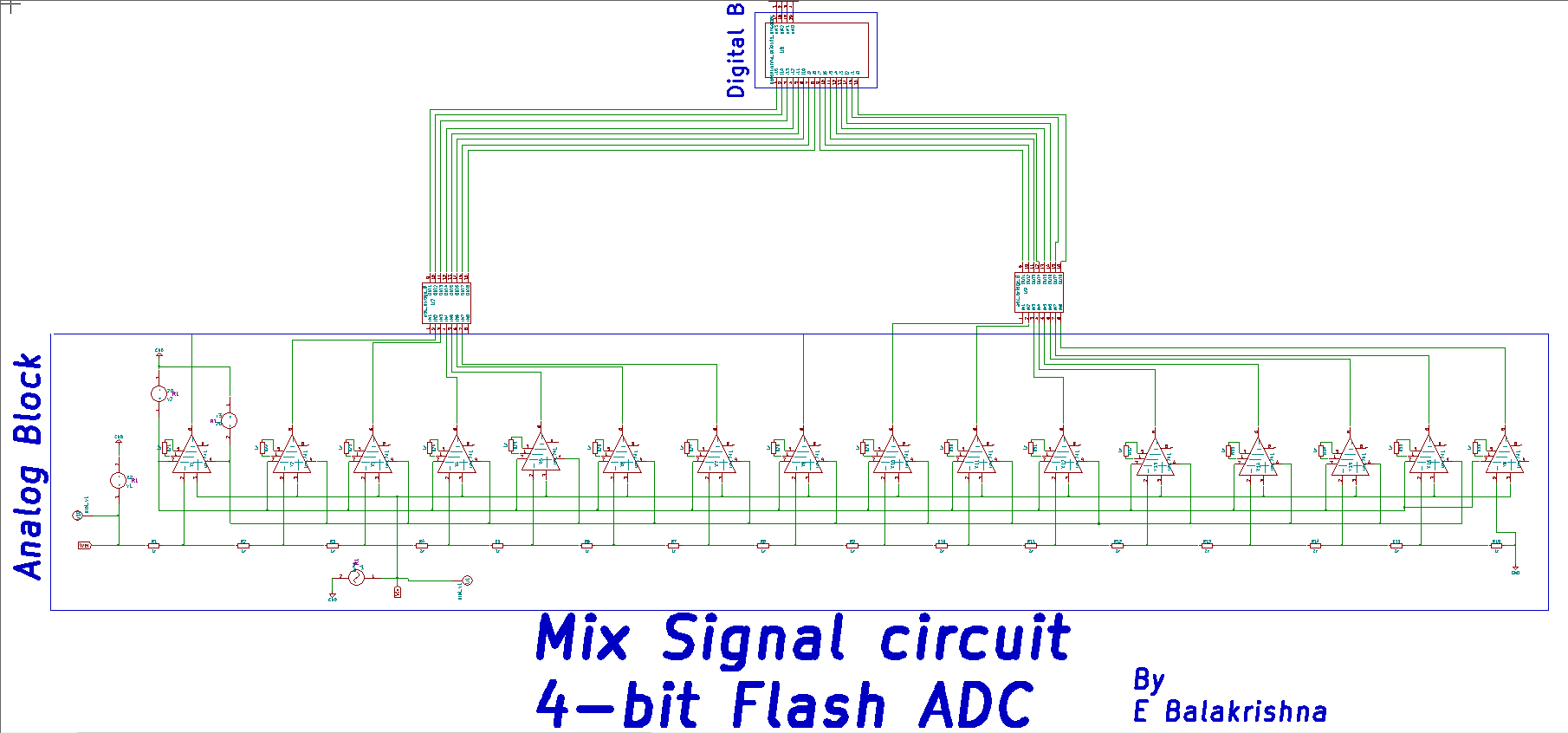 GitHub - BALAKRISHNA-EPPILI/4-bit_Flash_ADC: This repository presents ...