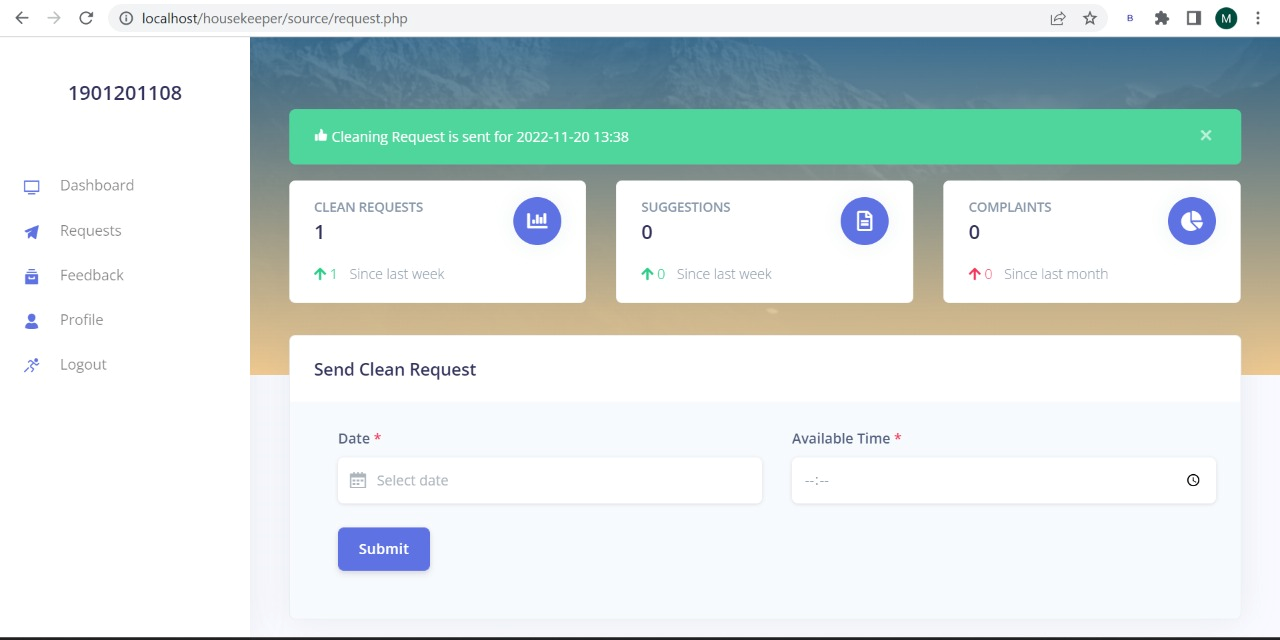 Github Rupambende Housekeeper