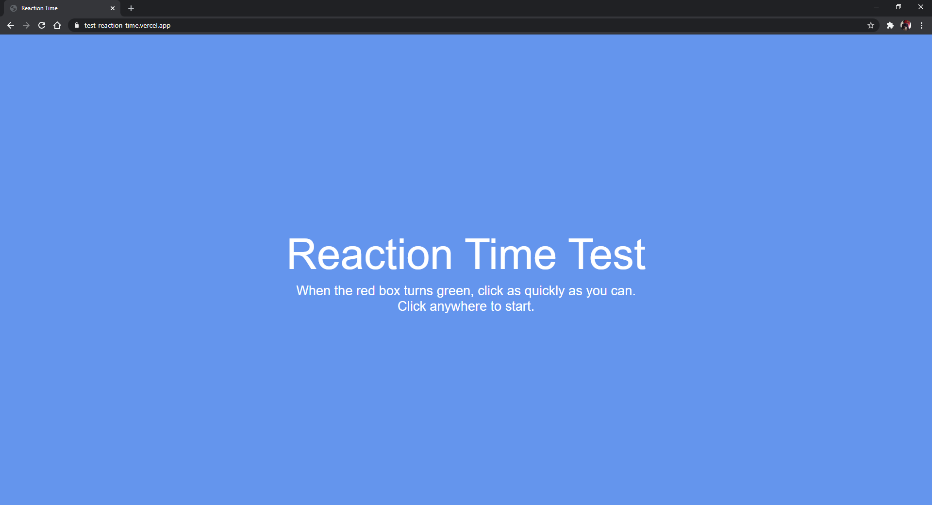 GitHub - jasonlwj/test-reaction-time: When the red box turns green ...