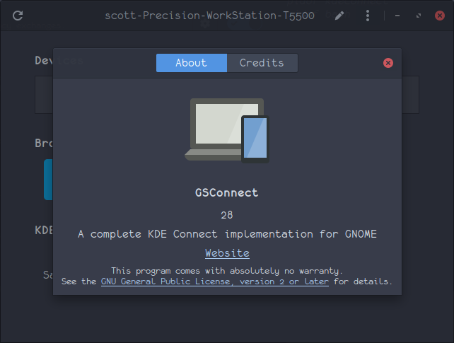 GSConnect Stuck on waiting for service v28 · Issue #767 · GSConnect ...