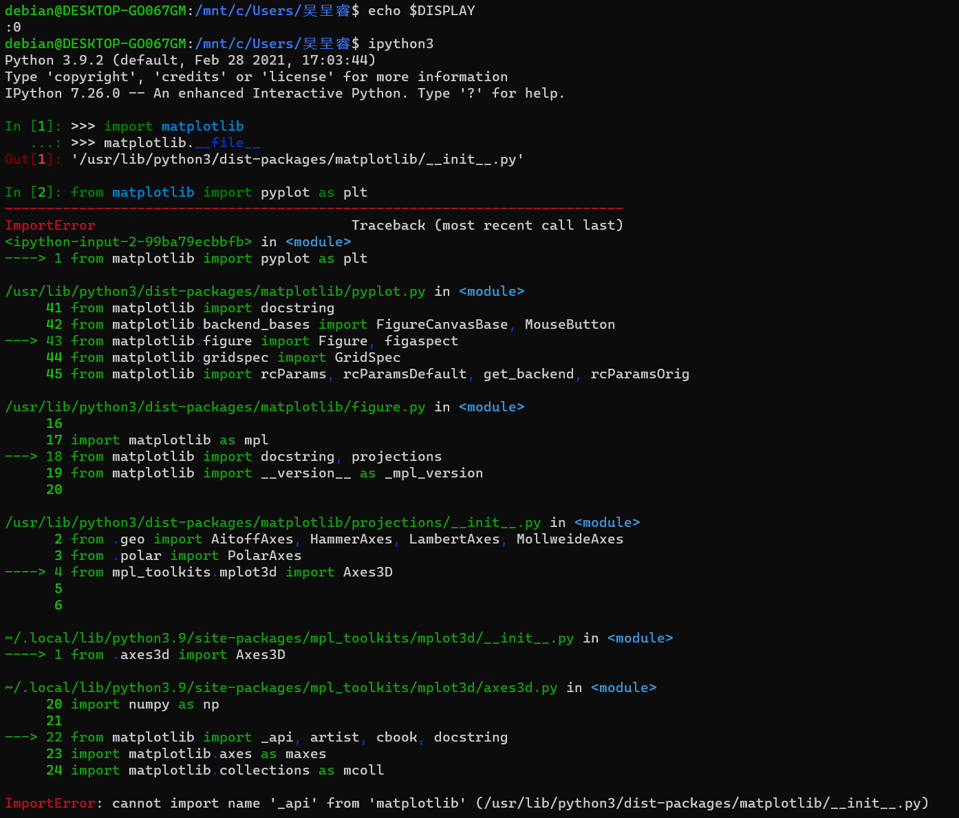 WSL中的 matplotlib 无法显示图片 · physics-data faq · Discussion #69 · GitHub
