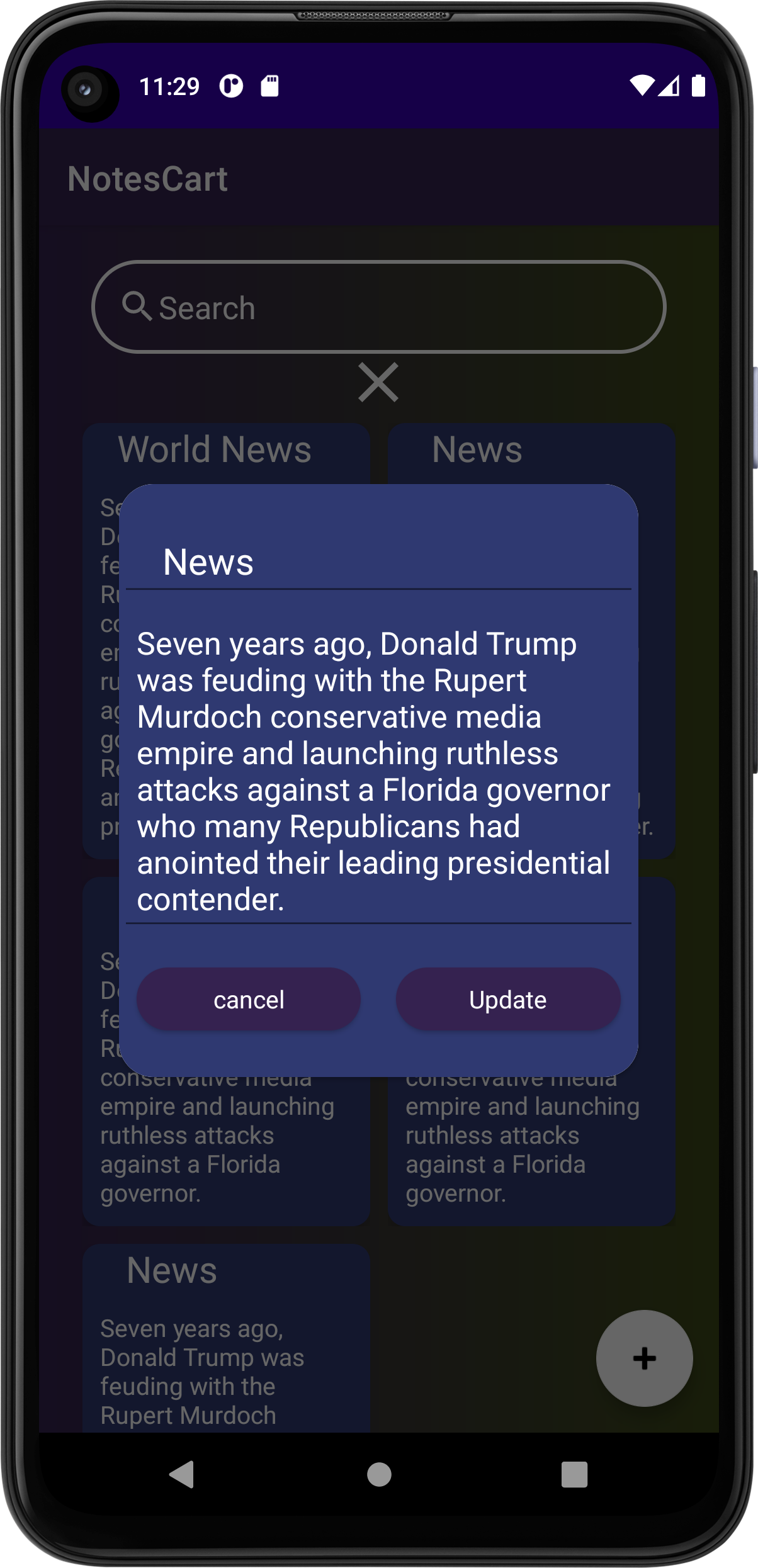 GitHub manoj7755/NotesCart NoteCard App