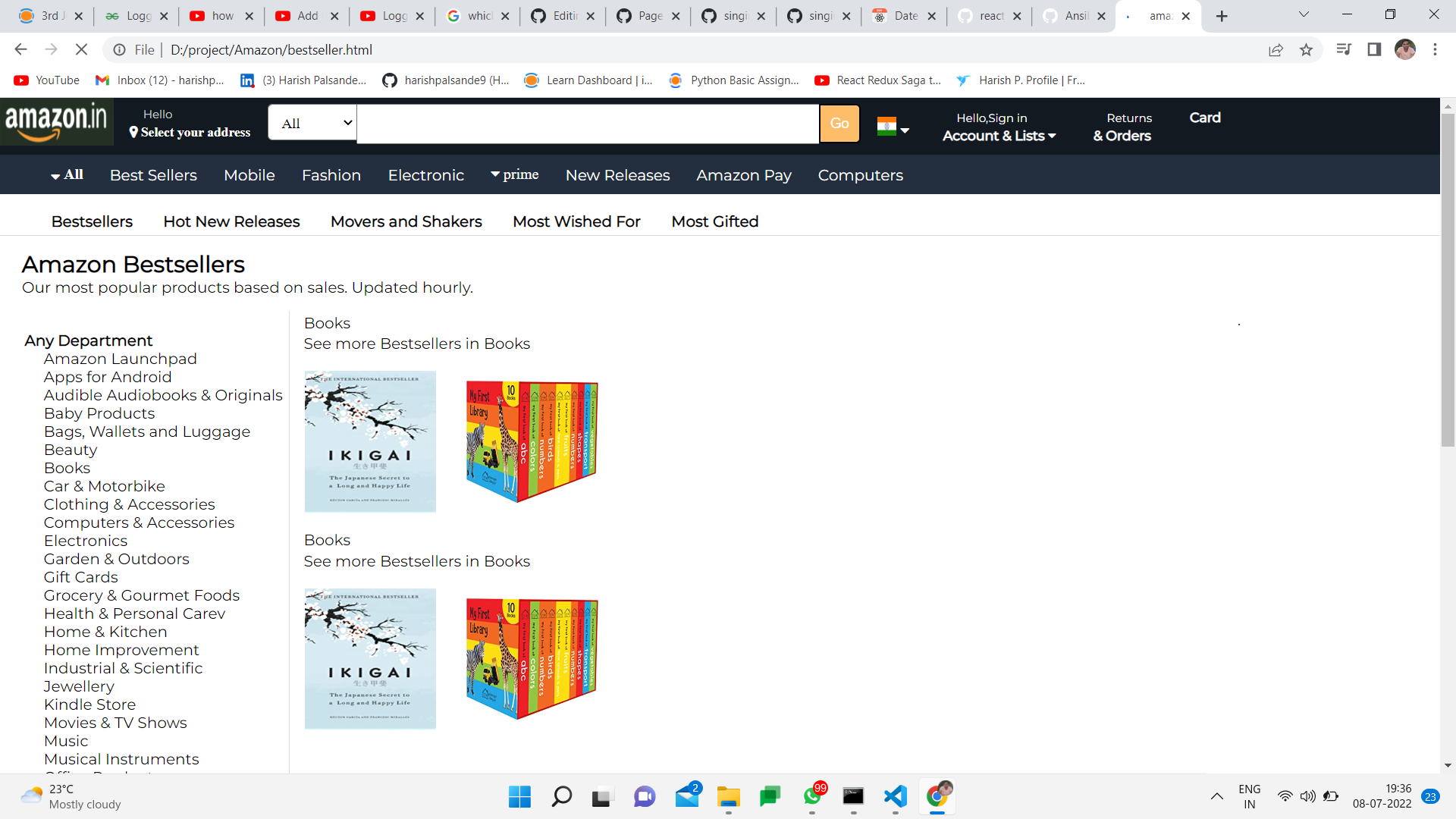 GitHub - harishpalsande9/Amazon-HTML-CSS: 2019 First Project