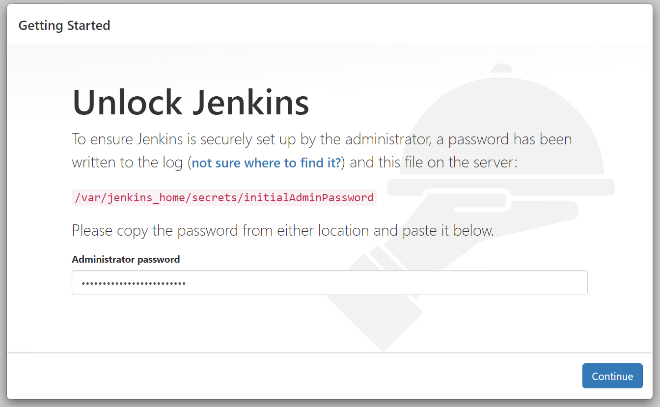 Unlock Jenkins