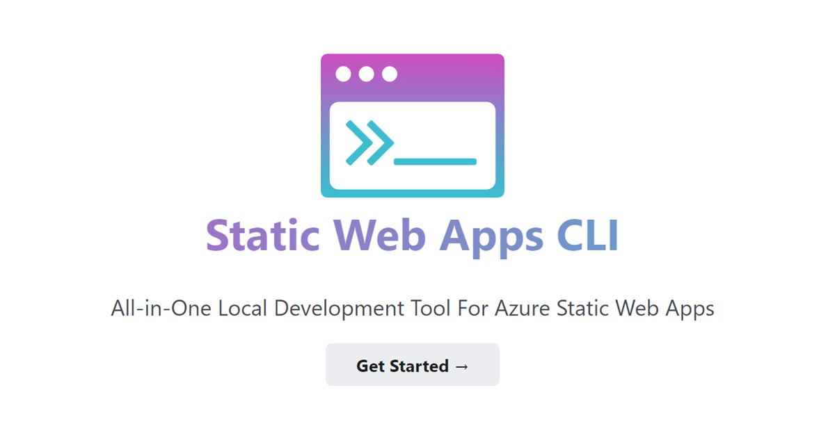 Static Web Apps CLI